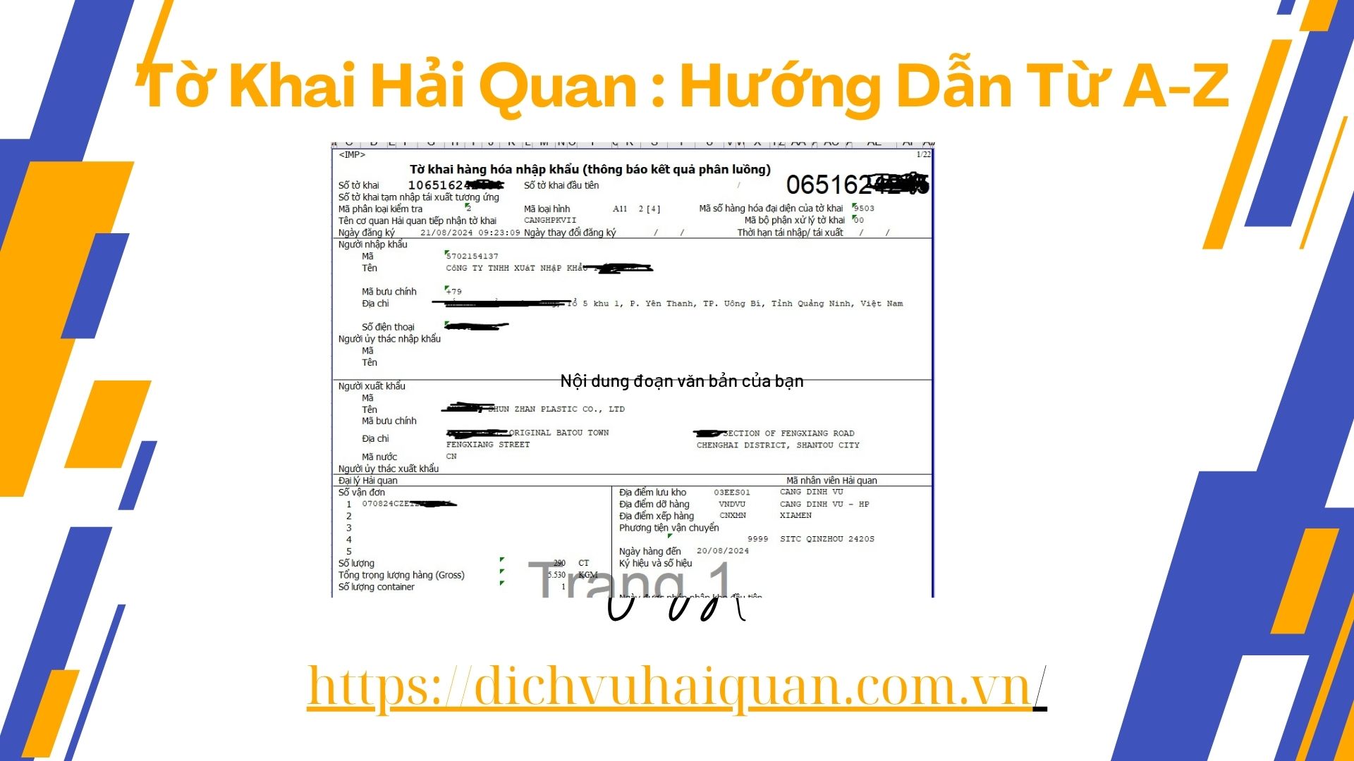 Khai Hải Quan Như Thế Nào Cho Đúng - Hướng Dẫn Mới Nhất